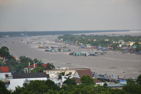 Sông Mê Công đoạn qua Tiền Giang.
