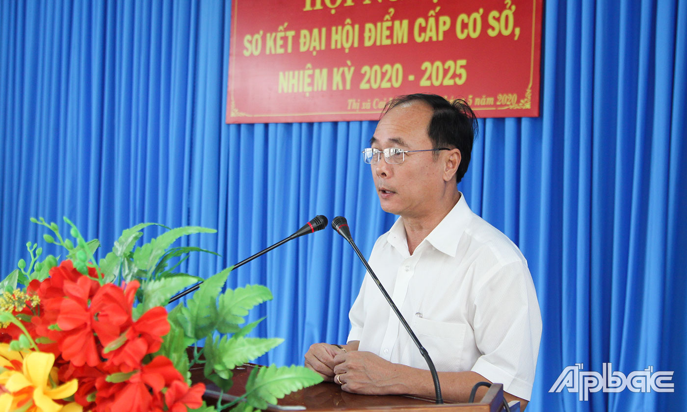 Đồng chí Trần Kkim Trát phát biểu chỉ đạo hội nghị.