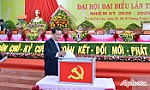 Đồng chí Phan Phùng Phú tái đắc cử Bí thư Thị ủy Cai Lậy, nhiệm kỳ 2020 - 2025