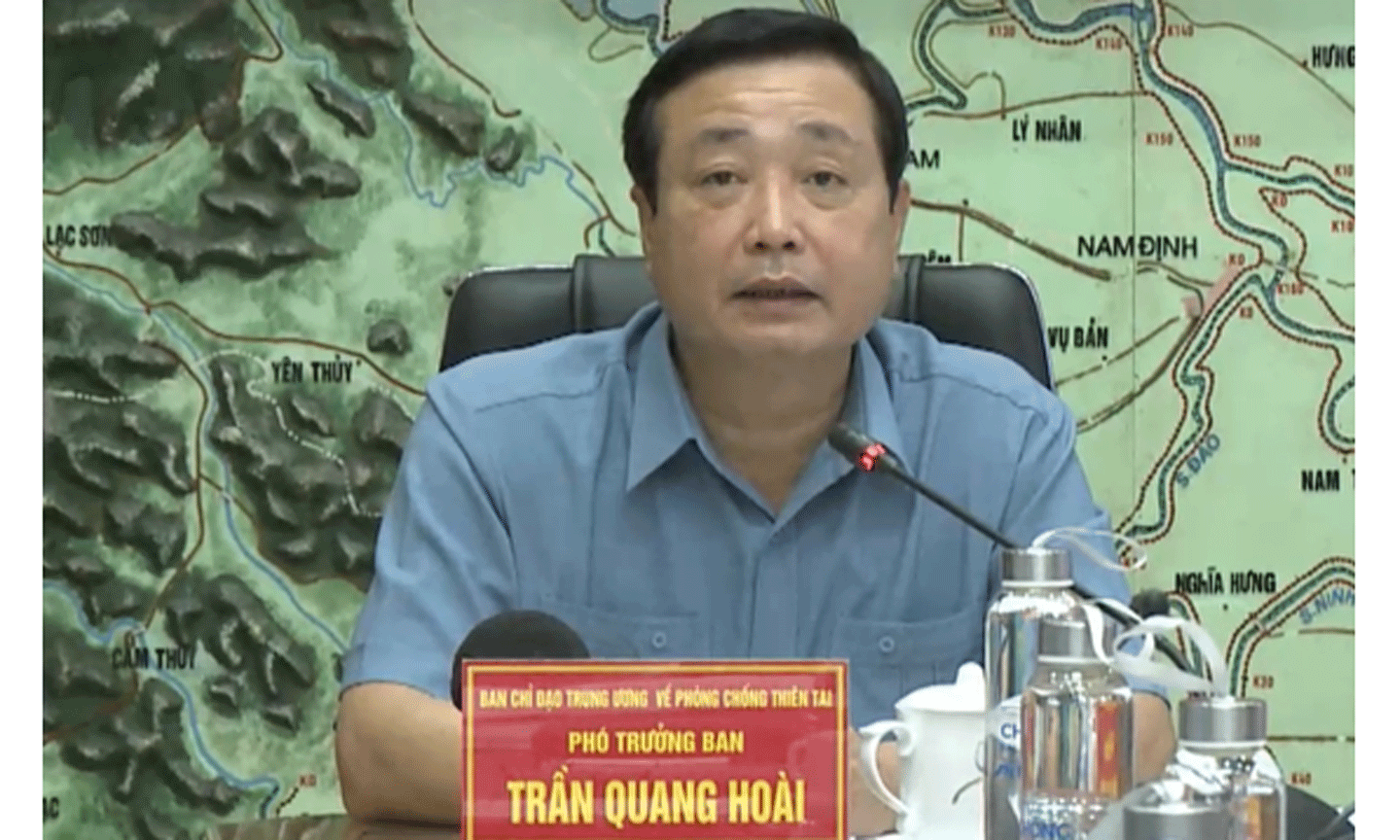Ông Trần Quang Hoài, Tổng cục trưởng Tổng cục Phòng chống thiên tai.