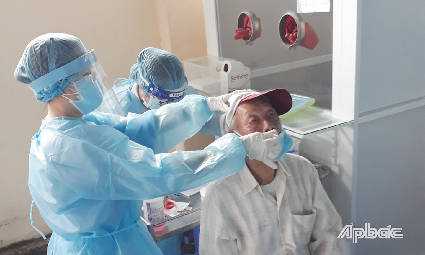 Kế hoạch tầm soát mầm bệnh Covid-19 trong cộng đồng đang được thực hiện tại Tiền Giang