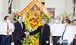 Phó Chủ tịch Thường trực Quốc hội Trần Thanh Mẫn chúc mừng Giáng sinh Tòa Giám mục Giáo phận Mỹ Tho