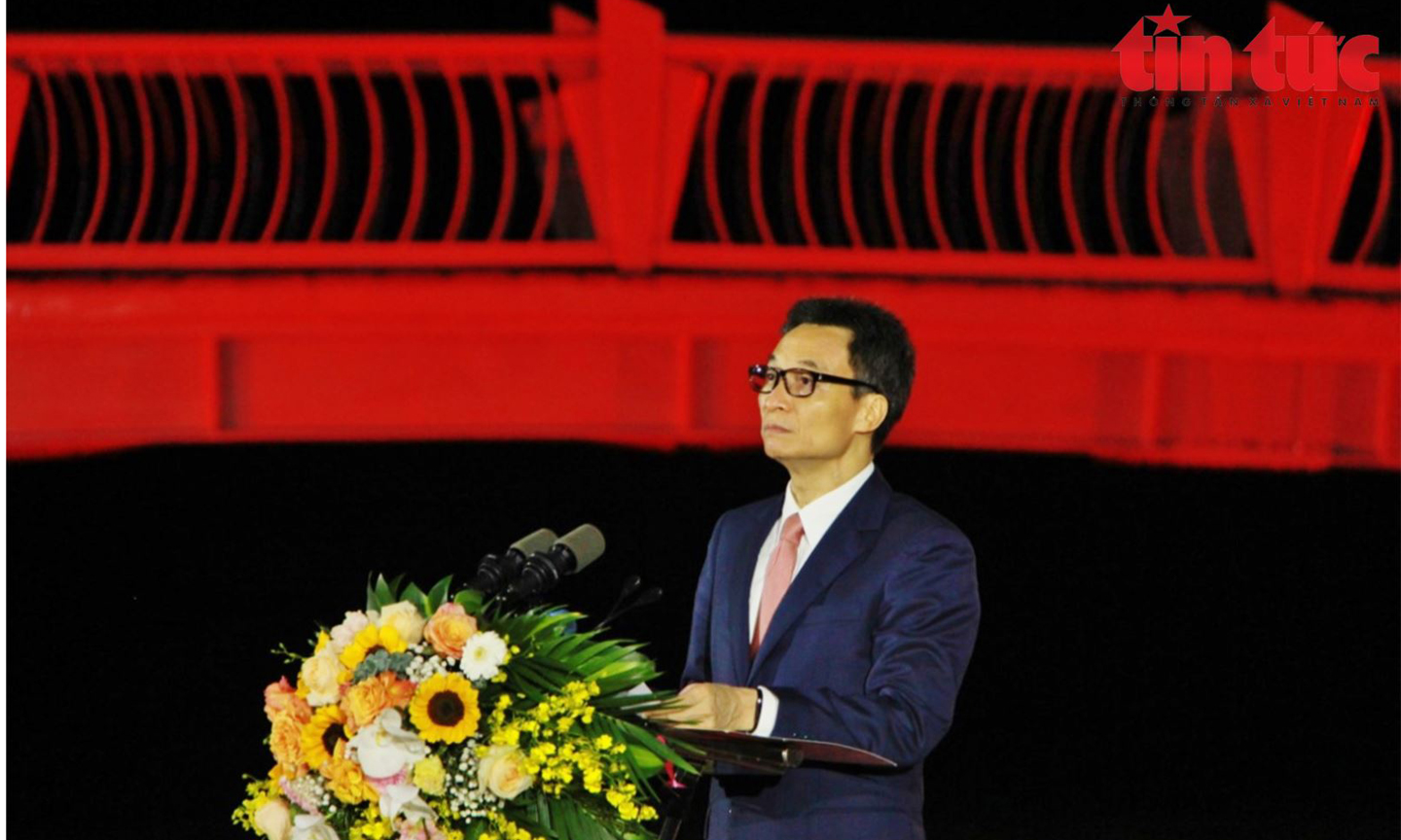 Phó Thủ tướng Chính phủ Vũ Dức Đam phát biểu tại buổi lễ.
