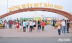 Quảng trường Hùng Vương thu hút khoảng 120.000 lượt khách du xuân