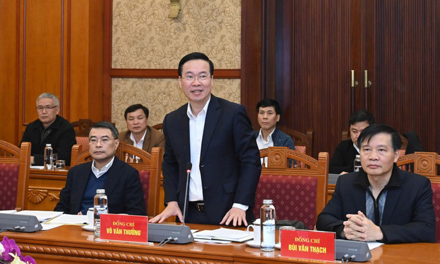 Triển khai Chương trình làm việc của Bộ Chính trị, Ban Bí thư năm 2023