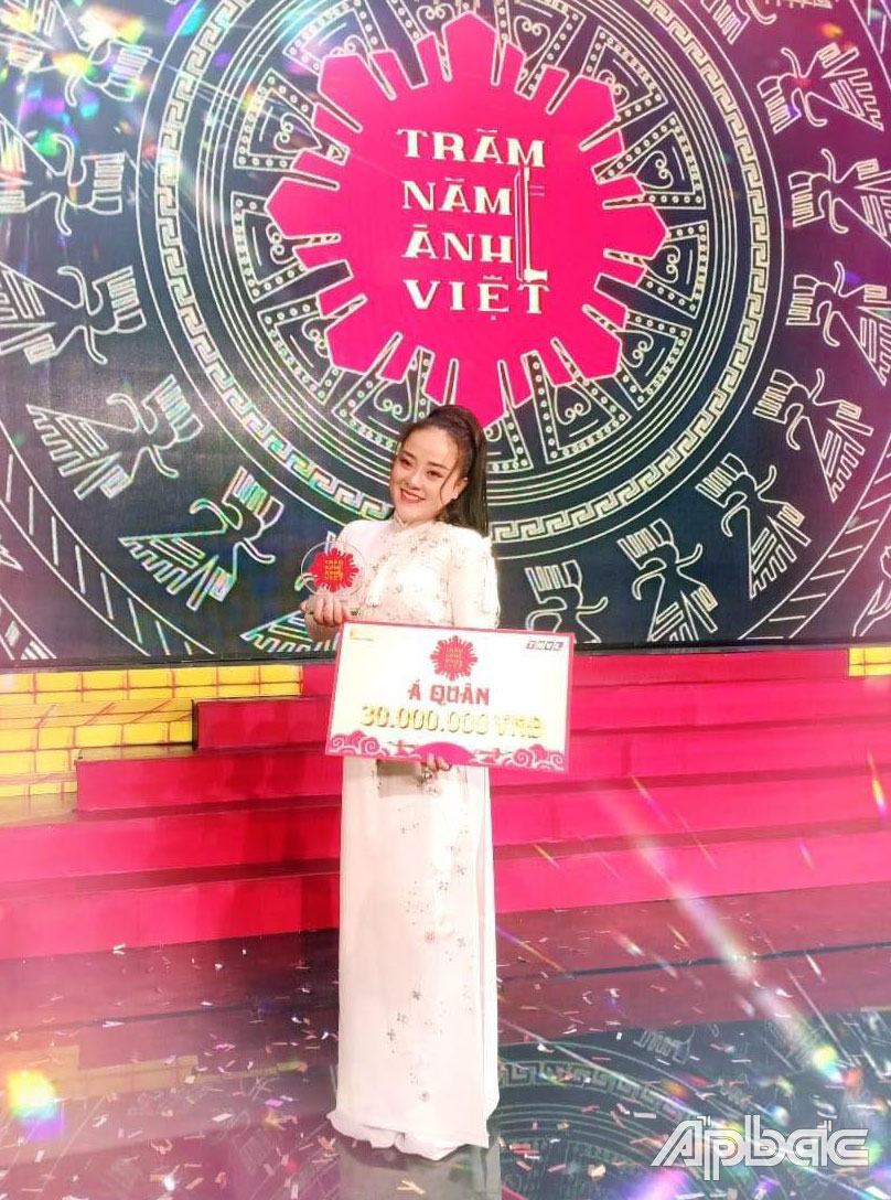 Đoàn Bảo Ngọc nhận giải Á Quân Cuộc thi  “Trăm năm ánh Việt” mùa đầu tiên năm 2022.