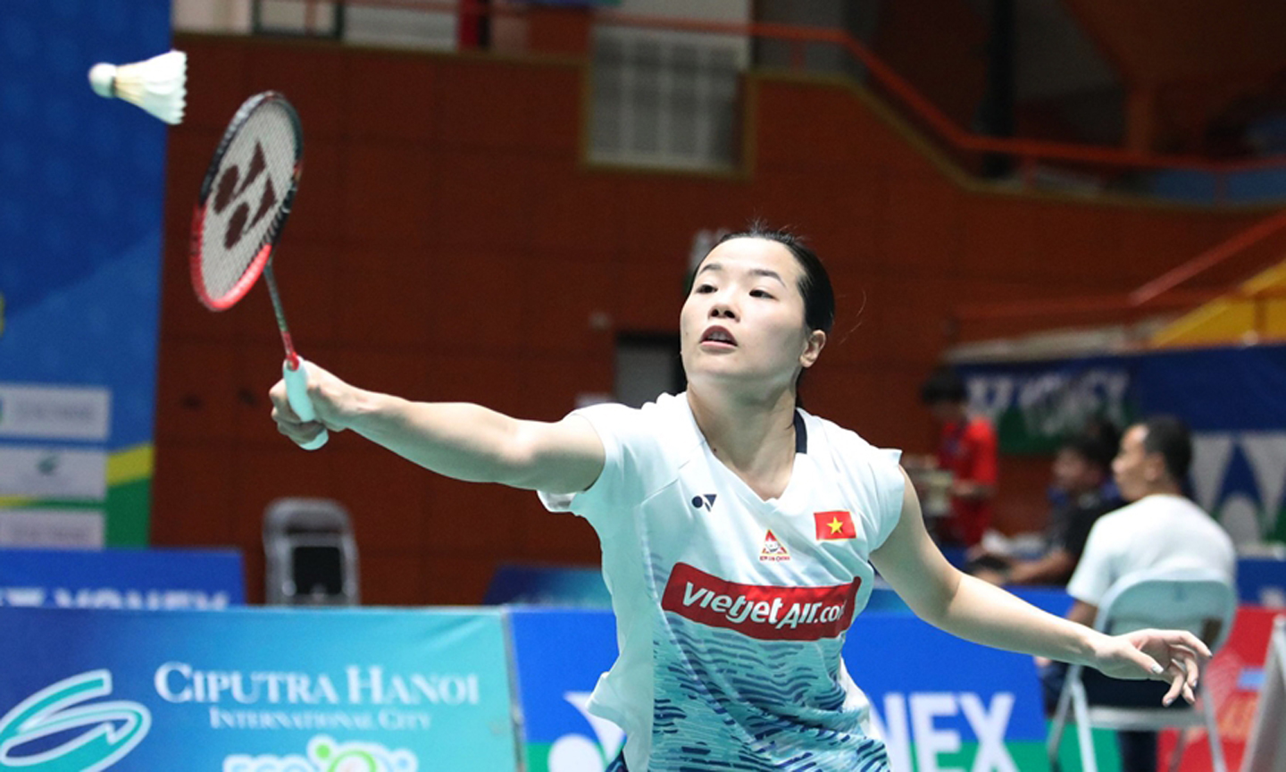 Tay vợt Nguyễn Thùy Linh đã nắm chắc tấm vé dự Olympic Paris 2024. Ảnh: LÂM THỎA 