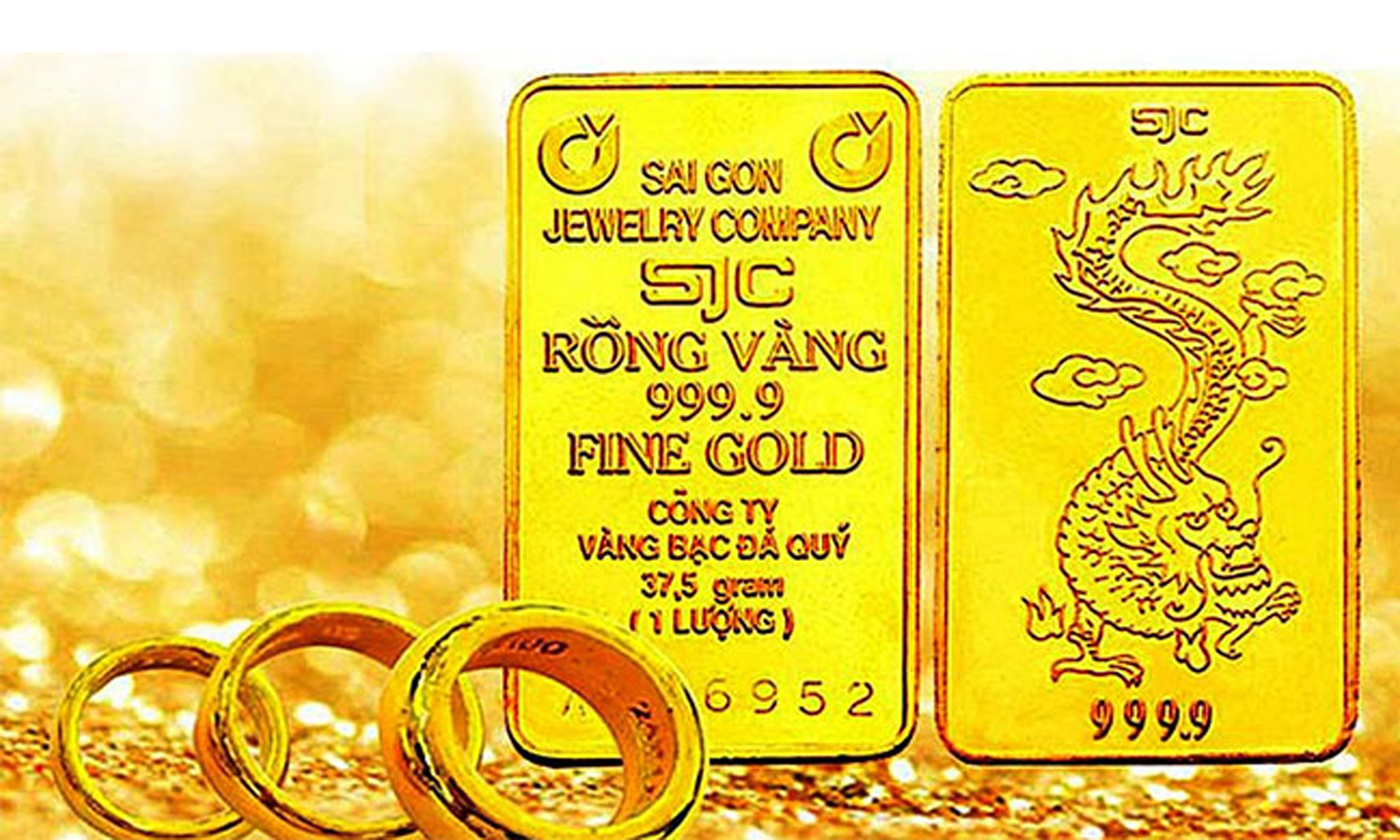Vàng SJC và vàng nhẫn đồng loạt lập đỉnh lịch sử chiều 7-3.