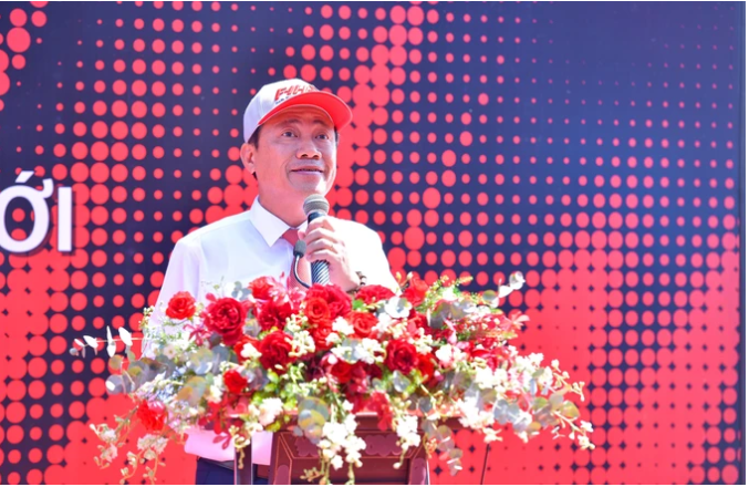 Chủ tịch UBND tỉnh Bình Định phát biểu tại lễ khai mạc. Ảnh: BTC