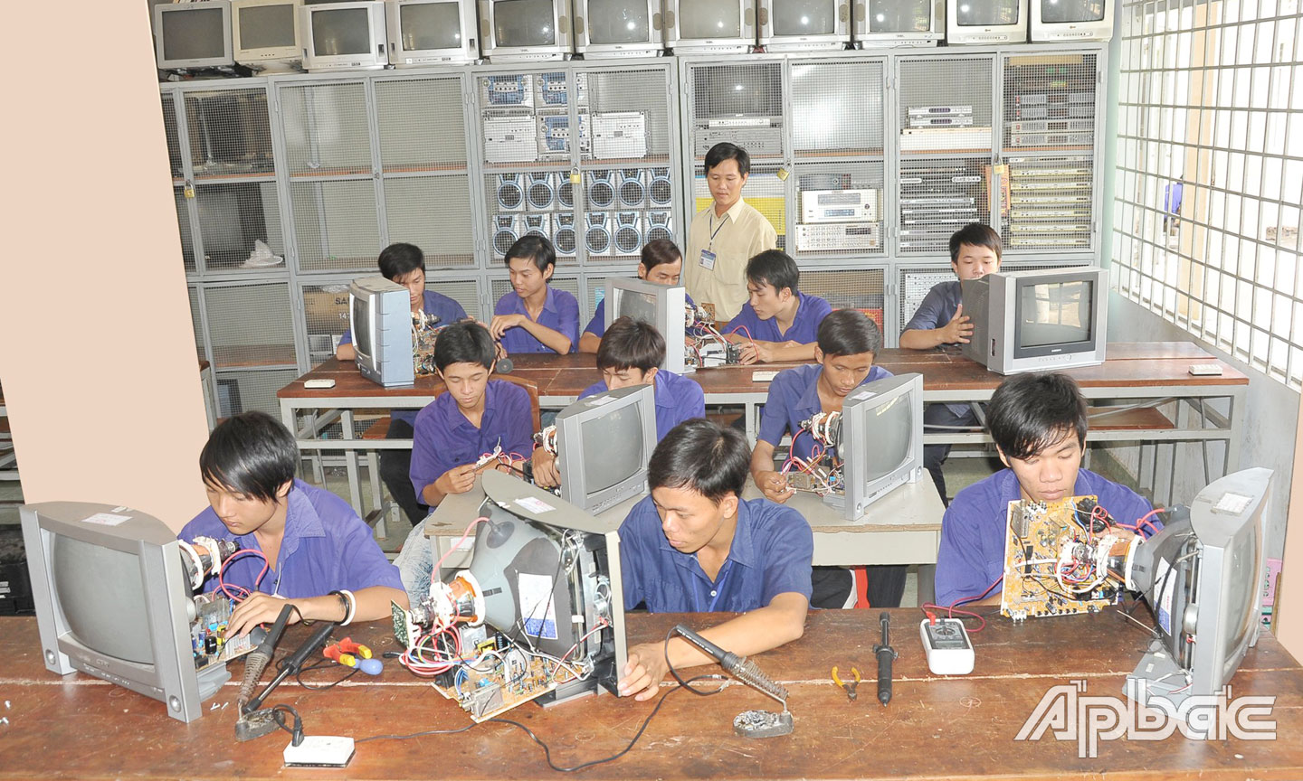 Trường Cao đẳng Tiền Giang không ngừng đổi mới trong đào tạo GDNN. 