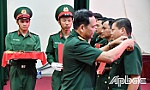 Bộ Chỉ huy Quân sự tỉnh Tiền Giang: Trao quân hàm sĩ quan năm 2024