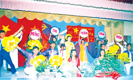 Hội diễn văn nghệ tại Trung tâm VH-TT huyện Châu Thành.