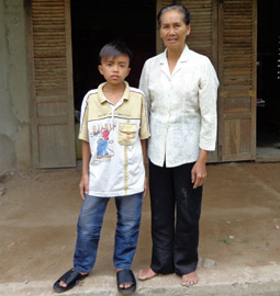 Em Lượng khỏe mạnh sau phẫu thuật.