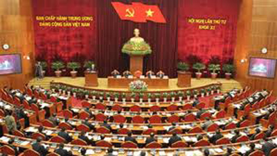 Quang cảnh hội nghị Trung ương 4. Nguồn: dangcongsan.vn