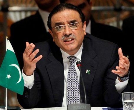 Tổng thống Asif Ali Zardari.