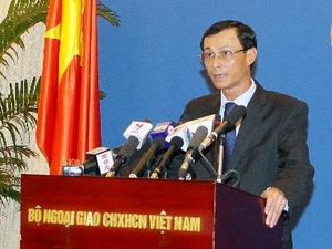 Người phát ngôn Bộ Ngoại giao Lương Thanh Nghị. Ảnh: TTXVN