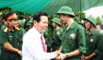 Giao quân đợt 2 năm 2012 đạt 100% chỉ tiêu