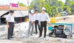 Kiểm tra tiến độ thi công các công trình giao thông