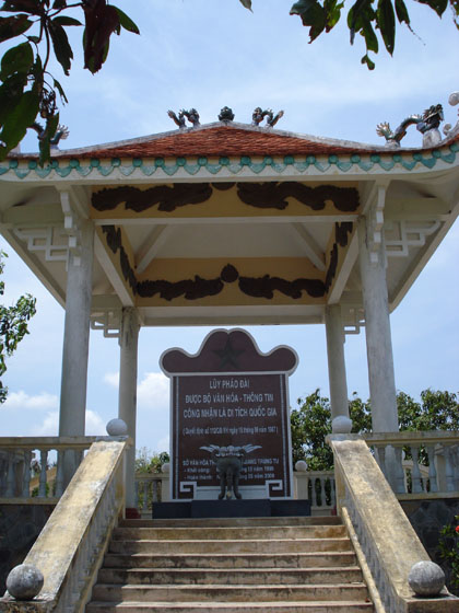 Di tích Lũy Pháo đài. Ảnh: H.An