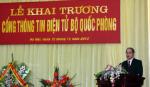 Khai trương Cổng thông tin điện tử Bộ Quốc phòng