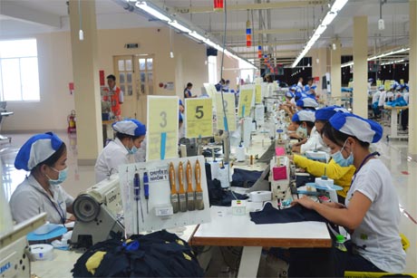 Công ty cổ phần May Công Tiến vừa mở rộng phân xưởng may mới.
