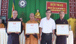 Ban đại diện Phật giáo huyện Chợ Gạo: Hoạt động từ thiện-xã hội thiết thực