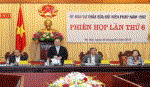 Ủy ban Dự thảo sửa đổi Hiến pháp năm 1992 họp phiên thứ 6