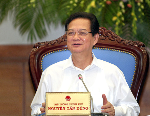 Thủ tướng Chính phủ Nguyễn Tấn Dũng.  (Ảnh VGP/Nhật Bắc)