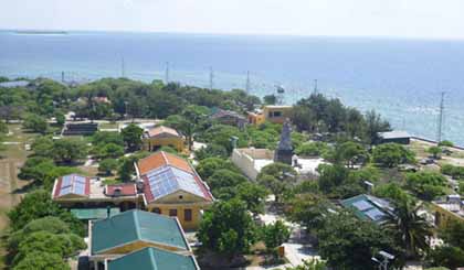 Đảo Song Tử tây cực Bắc của Trường Sa.