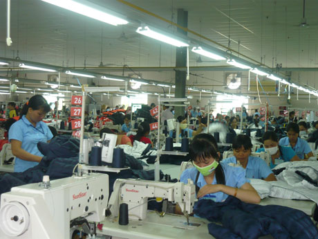 công nhân Công ty TNHH Một thành viên Wondo Vina đã trở lại xưởng làm việc sau 3 ngày ngừng việc tập thể.