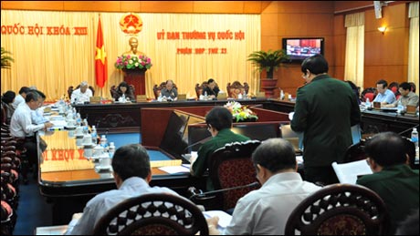 Phiên họp thứ 21 Ủy ban Thường vụ Quốc hội.