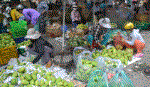 Nhộn nhịp chợ trái cây Mỹ Tho