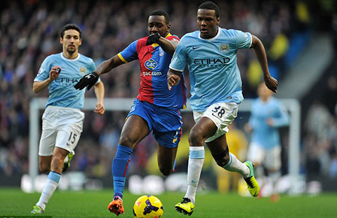 Crystal Palace đã thi đấu rất kiên cường trước đội chủ nhà Man City. Ảnh: Getty