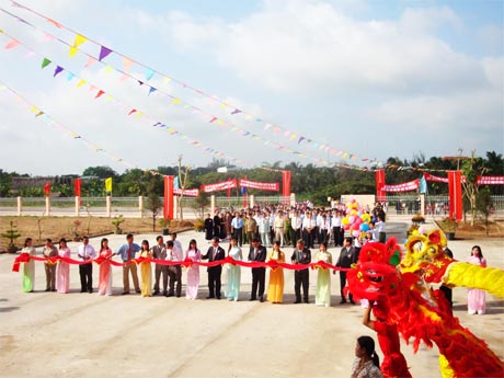 Lễ đón nhận danh hiệu Xã văn hóa Mỹ Phong.