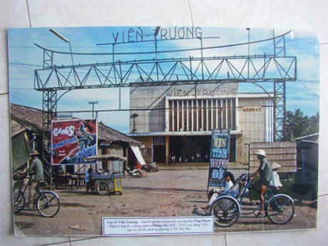 Rạp hát Huỳnh Kỳ xây dựng năm 1928 của ông Lê Công Phước (Bạch Công Tử) đổi thành  rạp Viễn Trường năm 1963, rạp Mỹ Tho năm 1980, hiện nay là siêu thị sách, đường Đinh Bộ Lĩnh, phường 3, TP. Mỹ Tho. (Ảnh tư liệu do Nguyễn Mạnh Thắng cung cấp)
