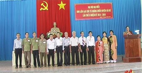 Ban liên lạc Cựu tù kháng chiến huyện nhiệm kỳ 2014 - 2019 ra mắt, hứa hẹn.