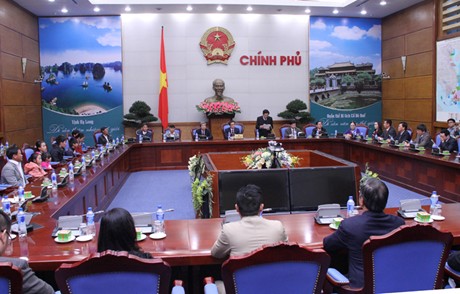 Toàn cảnh buổi gặp mặt. Ảnh: VGP/Đình Nam