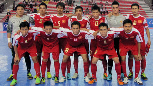 ĐT Futsal Việt Nam (ảnh: AFC)