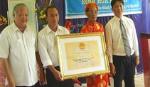 Đình Hòa Khánh đón nhận Bằng di tích cấp tỉnh
