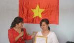 Bàn giao nhà đại đoàn kết ở xã Tân Mỹ Chánh