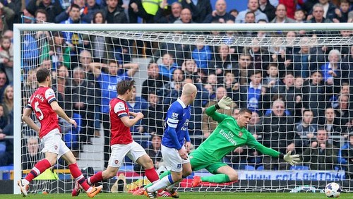 Bàn thắng mở đầu cơn ác mộng của Arsenal tại Goodison Park 