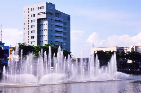 Một góc Công viên Tết Mậu Thân (TP. Mỹ Tho). Ảnh: Nhất An