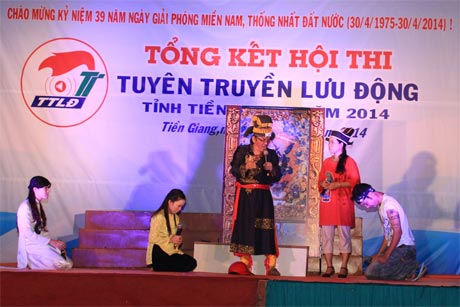 Kịch bản an toàn giao thông “Diêm vương cũng khóc” của Đội TTLĐ TP. Mỹ Tho.
