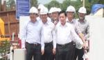Bí thư Tỉnh ủy Trần Thế Ngọc thăm Công trình xây dựng cầu Mỹ Lợi