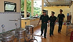 Thiếu tướng Trương Văn Tài, Phó Tư lệnh BĐBP làm việc tại Tiền Giang