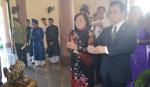 Đoàn lãnh đạo tỉnh Tiền Giang dâng hương AHDT Trương Định