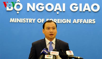 Người Phát ngôn Bộ Ngoại giao Việt Nam Lê Hải Bình.