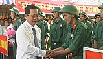 Cái Bè: Tiễn đưa 290 thanh niên lên đường bảo vệ Tổ quốc