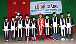 Trường CĐ nghề TG: Trao Bằng tốt nghiệp cho 396 SV-HS khóa học 2011-2014