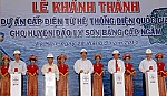 Khánh thành Dự án cấp điện quốc gia cho huyện đảo Lý Sơn